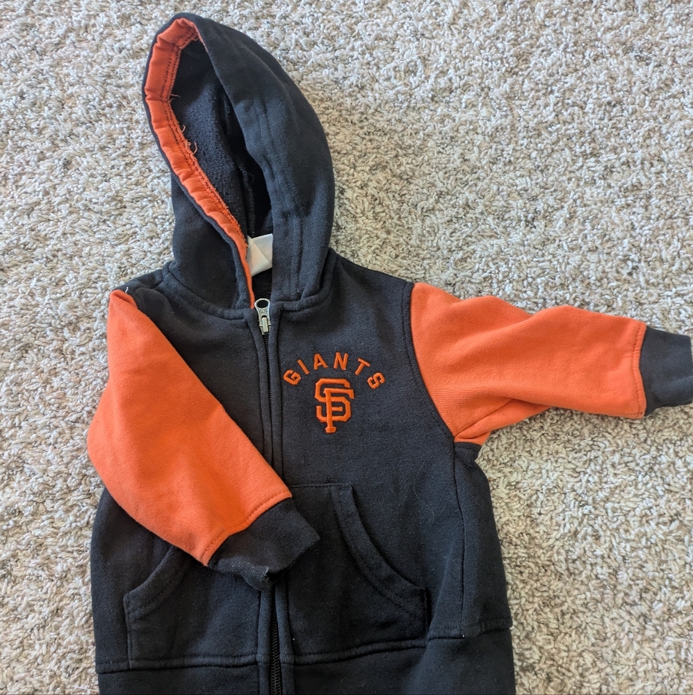San Francisco Giants Zip-Up Hoodie Sweatshirt
